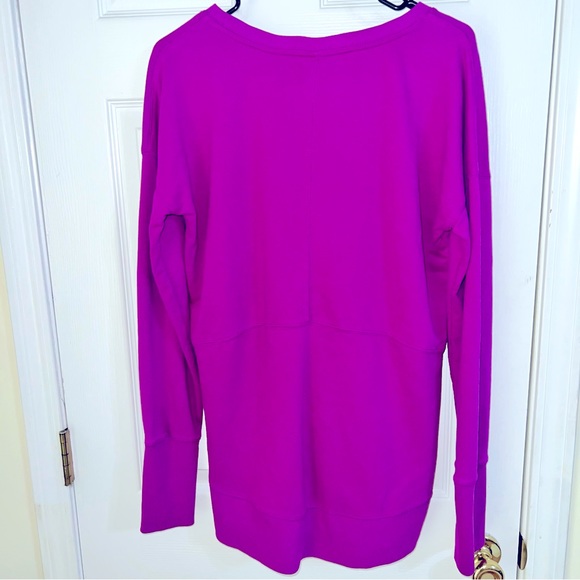Medium Purple Tunic Active Ware Sweater - Picture 2 of 8